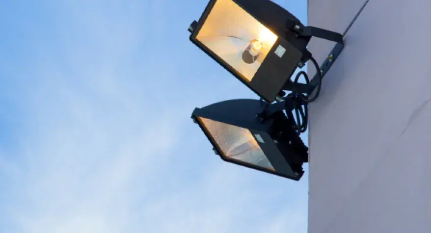 Security lighting for commercial properties 